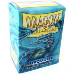 Dragon Shield Box of 100 in Turquoise