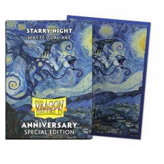 Dragon Shield - DUAL MATTE - Starry Night - Brushed Art Sleeves - Standard Size