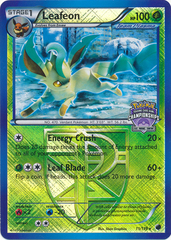 Leafeon - 11/116 - Promotional - Crosshatch Holo North American State/Province/Territory Champions 2013 Promo