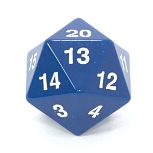 Koplow 55 mm Jumbo Opaque D20 - Blue