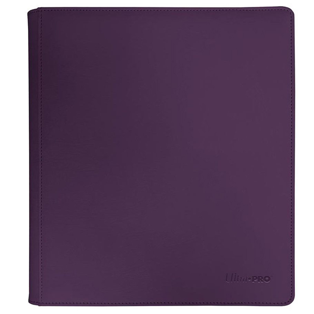 Vivid 12-Pocket Zippered Pro-Binder: Midnight Plum