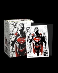 Dragon Shield - Superman Red/White - Brushed Art Sleeves (100)