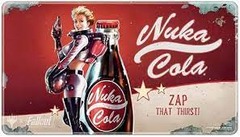Ultra Pro - Magic: The Gathering - Fallout Playmat - Nuka Cola Holofoil Stitched