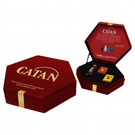 CATAN Metal Dice Tigers Eye
