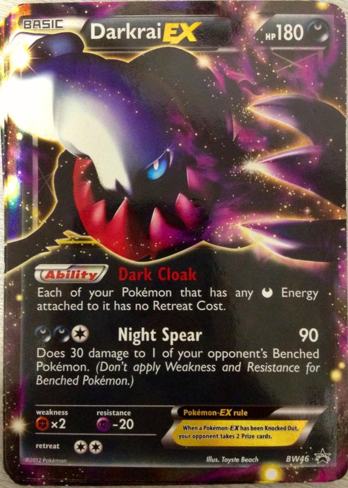 Darkrai EX Dark Star promo BW46