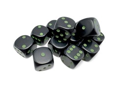 Opaque Black/Green 12-Die Set - CHX25658