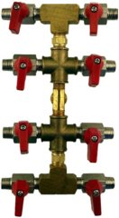 HFM-8-1/4 10 Outlet Manifold with 1/4 Inch NPT Fittings