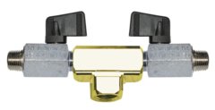 HFM-2-1/4 2 Outlet Manifold with 1/4 Inch NPT Fittings