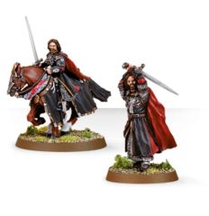 Aragorn the King of Gondor Foot and Mounted
