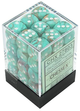 12mm 36d6 Marble Oxi-Copper/White CHX 27803