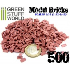 Model Bricks - Dark Red (500)
