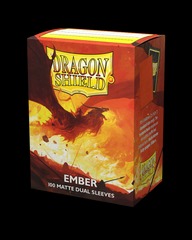 Dragon Shield - Matte Dual Sleeves (100): Ember