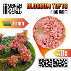 Blossom Tufts - Pink 6mm