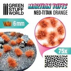 Martian Tufts - Neo-Titan Orange 6mm (75)