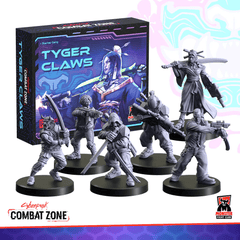 CYBERPUNK RED COMBAT ZONE TYGER CLAW FACTION STARTER BOX