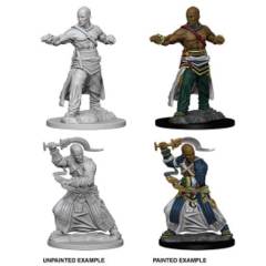 Pathfinder Battles Unpainted Minis - Human Male Monk WZK 72612