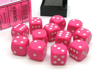 16mm 12d6 Opaque Pink/White CHX 25644