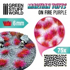 Martian Tufts - On Fire Purple 6mm (75)