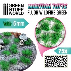 Martian Tufts - Fluor Wildfire Green 6mm (75)