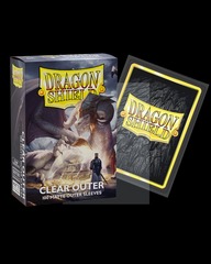 Dragon Shield - 100 Matte Outer Sleeves - Clear Outer