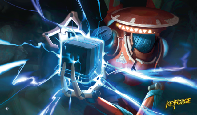 Keyforge Playmat - Positron Bolt