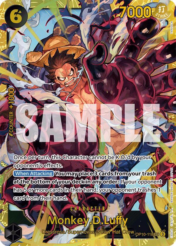 Monkey.D.Luffy - OP10-118 - SEC - Foil