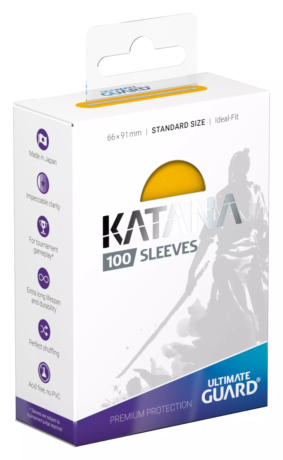 Ultimate Guard Yellow Katana Sleeves
