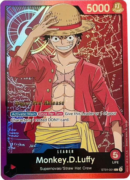 Monkey.D.Luffy (001) - Super Pre-Release