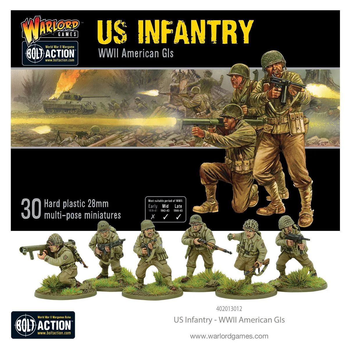 Bolt Action US Infantry WWII American GIs