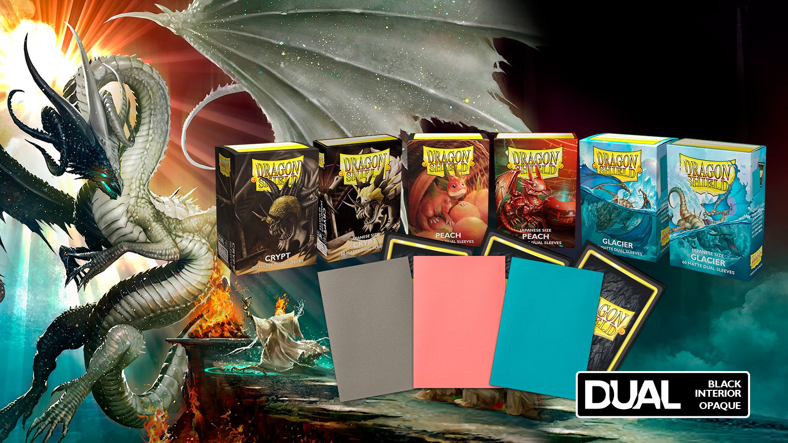 Dragon Shield Matte Dual Glacier
