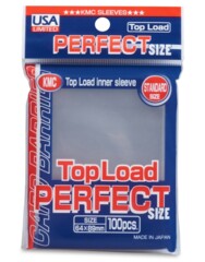 KMC Perfect Fit Sleeves - Full Size (89 x 64mm) - (100 ct)