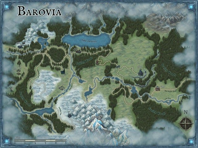 Curse of Strahd Map