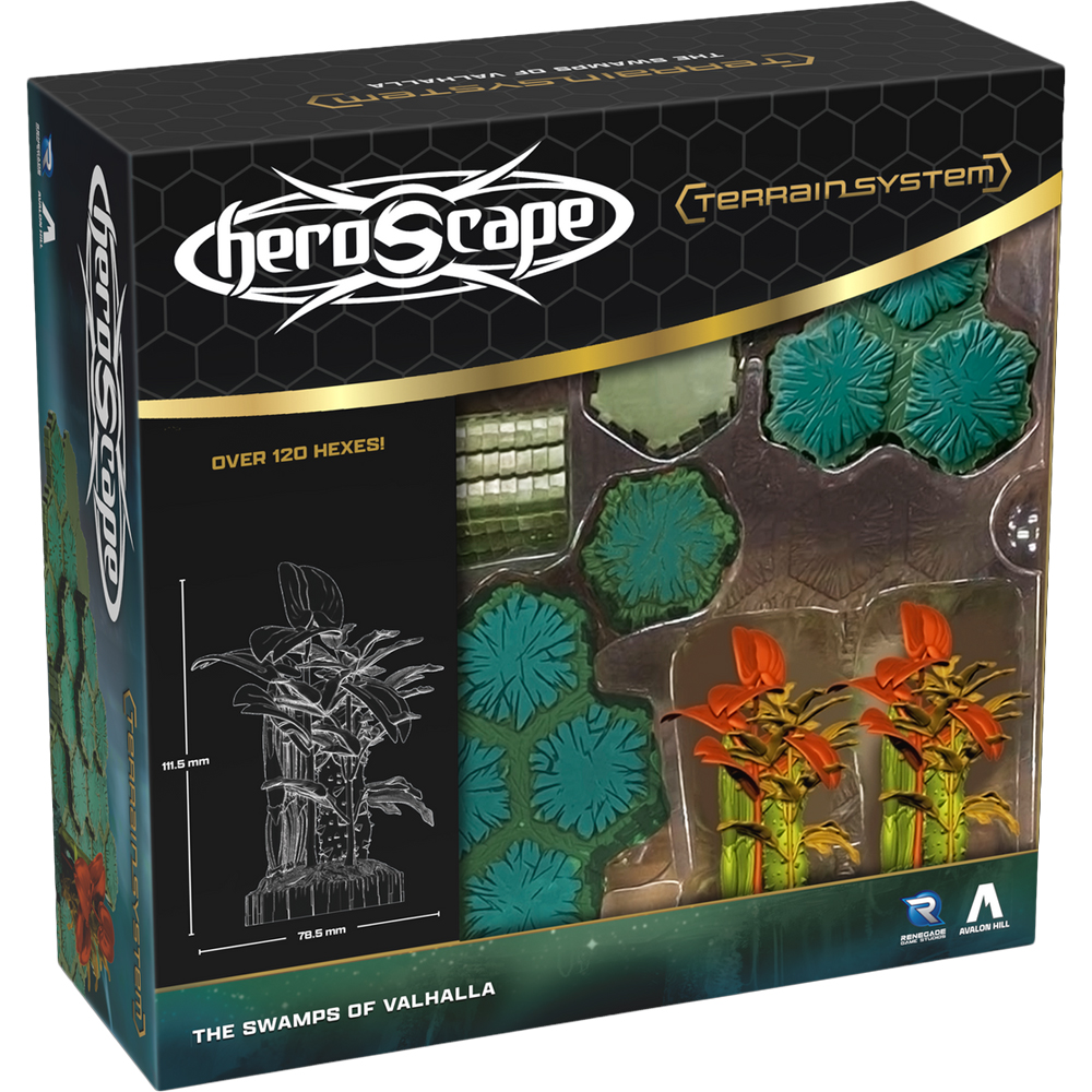 heroscape: Terrainsystem - the swamps of valhalla