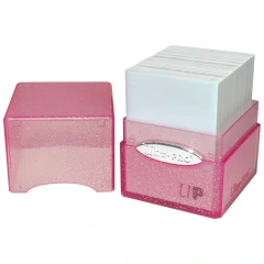 Satin Cube - Glitter Pink