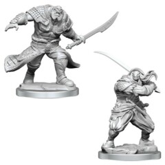 MAGIC: THE GATHERING UNPAINTED MINIATURES: ZURGO HELMSMASHER & UNYIELDING KRUMAR