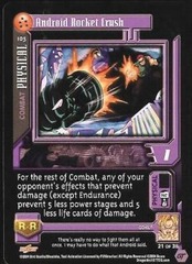 Android Rocket Crush - 105 - Unlimited Edition - Flat Foil