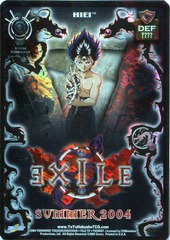 Hiei - Exile Insert Card - Cloud Foil - 1st Edition