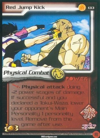 Red Jump Kick - Unlimited Edition - Flat Foil