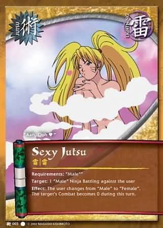 Sexy Jutsu - J-003 - Common - Unlimited Edition