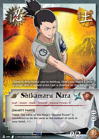 Shikamaru Nara - N-089 - Starter Deck - Unlimited