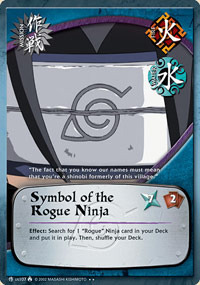 Symbol of the Rogue Ninja - M-US107 - Rare - Reprint