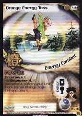 Orange Energy Toss - M21 - Limited Edition - Flat Foil