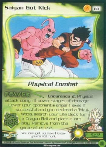Saiyan Gut Kick - 083 - Unlimited Edition