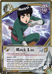 Rock Lee - N-571 - Promo - Fateful Reunion