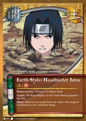 Earth Style: Headhunter Jutsu - J-021 - - 1st Edition