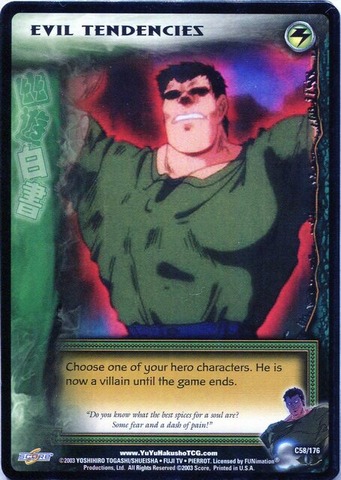 Evil Tendencies - C58/176 - Unlimted Edition