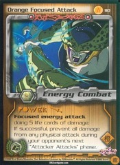 Orange Focused Attack - 110 - Limited Edition - Flat Foil