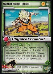 Saiyan Flying Tackle - 076 - Unlimited Edition