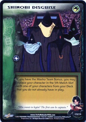 Shinobi Disguise - C70/176 - Unlimited Edition