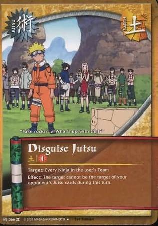 Disguise Jutsu - J-066 - Uncommon - Unlimited Edition
